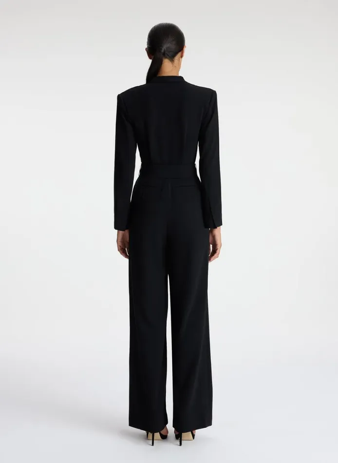 Women Bottoms ALC Kieran II WideLeg Jumpsuit Black