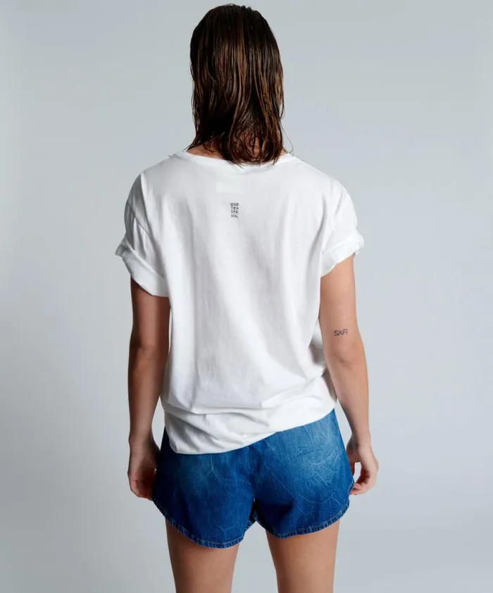 Women BOWER BIKE CLUB ORGANIC UNISEX TEE One Teaspoon Basic Tees Women BOWER BIKE CLUB ORGANIC UNISEX TEE One Teaspoon Basic Tees
