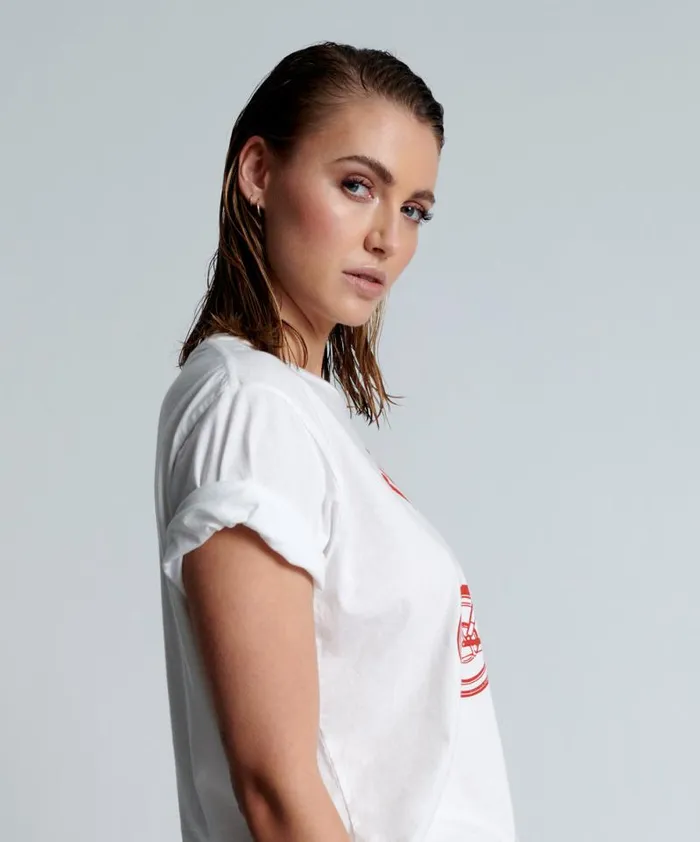 Women BOWER BIKE CLUB ORGANIC UNISEX TEE One Teaspoon Basic Tees Women BOWER BIKE CLUB ORGANIC UNISEX TEE One Teaspoon Basic Tees