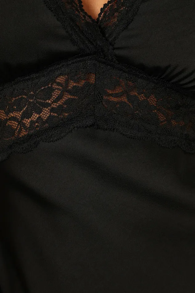 Women Brennan Maxi Slip Dress Black Event Dresses Petal and Pup
