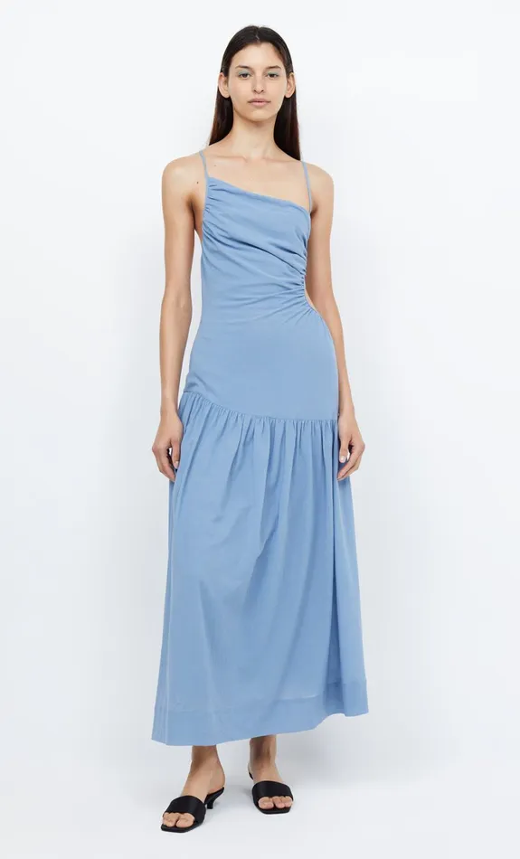 Women CALYPSO ASYM MAXI DRESS 8211 MERIDIAN BLUE Bec Bridge Maxi Dresses