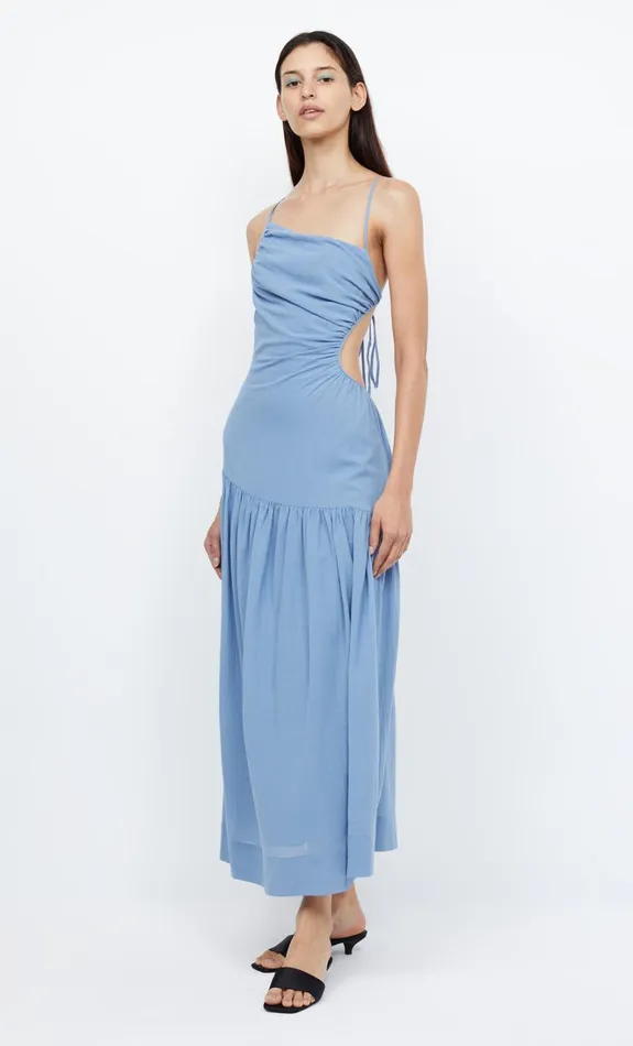 Women CALYPSO ASYM MAXI DRESS 8211 MERIDIAN BLUE Bec Bridge Maxi Dresses