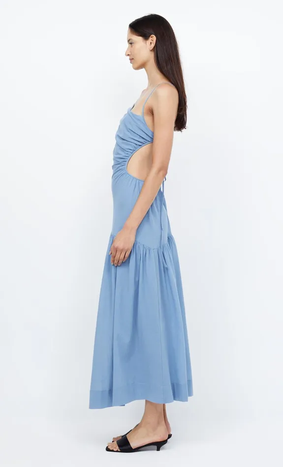 Women CALYPSO ASYM MAXI DRESS 8211 MERIDIAN BLUE Bec Bridge Maxi Dresses