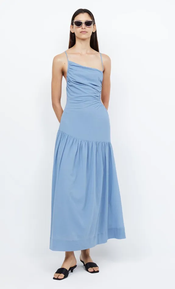 Women CALYPSO ASYM MAXI DRESS 8211 MERIDIAN BLUE Bec Bridge Maxi Dresses