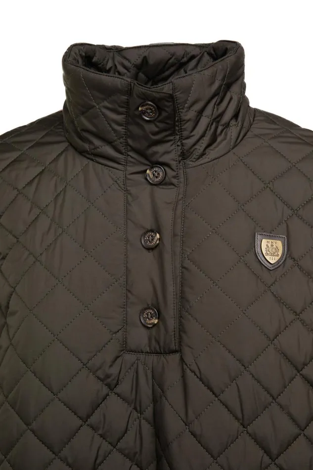 Women Capes Holland Cooper Brooke Quilted Cape Dark Olive