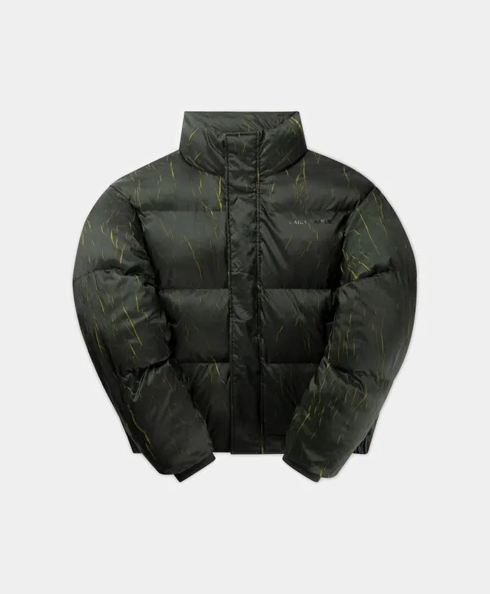 Women Cardamom Green Renako Puffer Jacket Daily Paper Jackets