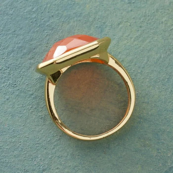 Women Carnelian Octagon Ring Sundance Catalog Rings Women Carnelian Octagon Ring Sundance Catalog Rings