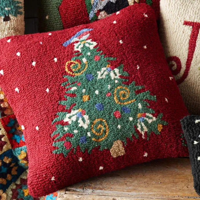 Women Christmas Cheer Pillow Sundance Catalog Decor Women Christmas Cheer Pillow Sundance Catalog Decor