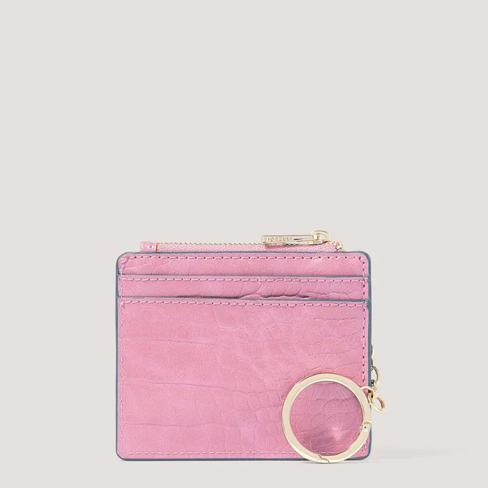 Women Ciara Coin Purse Pink Croc Fiorelli Cardholders