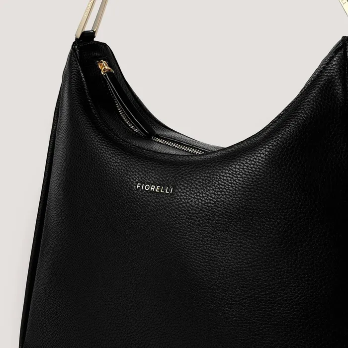 Women Clayton Hobo Shoulder Bag Black Fiorelli Hobo Bags