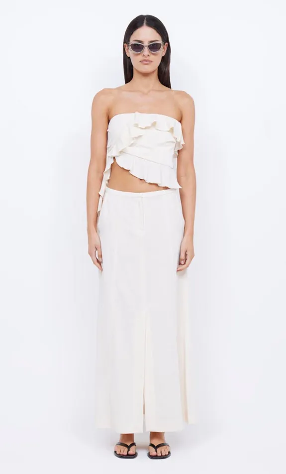 Women COASTLINER STRAPLESS TOP 8211 CREAM Bec Bridge Cropped