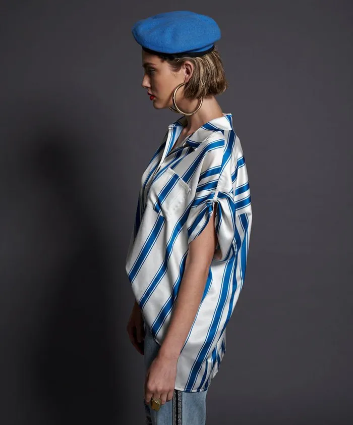 Women COCKTAIL STRIPE ALEXANDER TOP One Teaspoon Tops Women COCKTAIL STRIPE ALEXANDER TOP One Teaspoon Tops