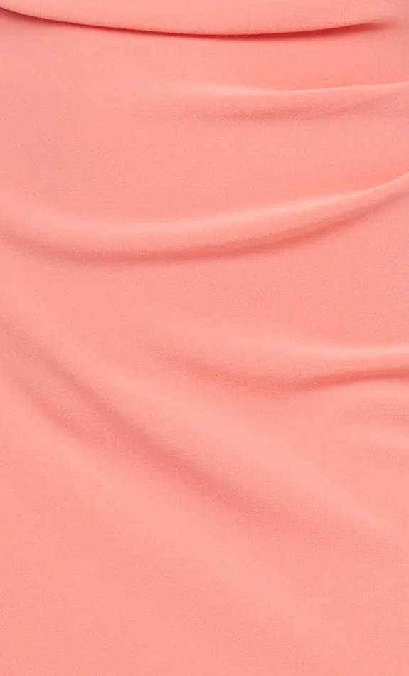 Women CYNDIE HALTER MIDI DRESS 8211 CORAL Bec Bridge Wedding Guest