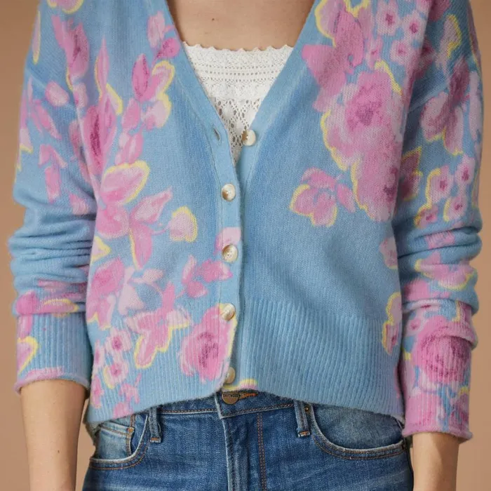 Women Dahlia Bloom Cardigan Petite Lemonade Sundance Catalog Sweaters Women Dahlia Bloom Cardigan Petite Lemonade Sundance Catalog Sweaters