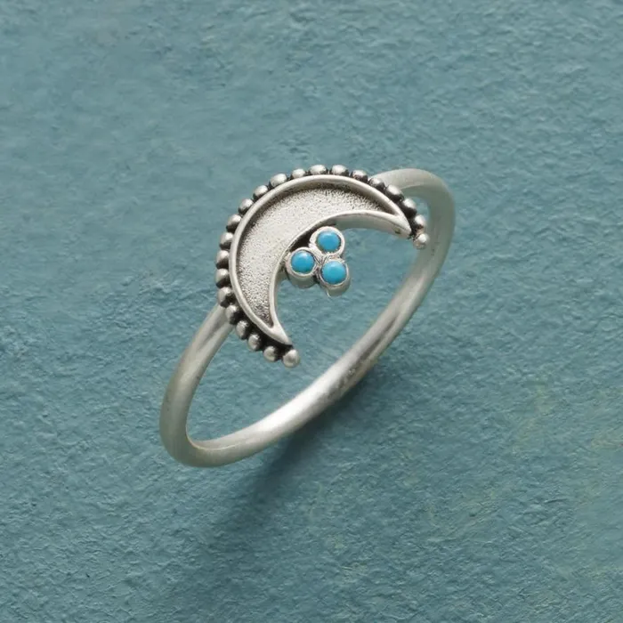 Women Dawn039s Early Moon Ring Sundance Catalog Rings