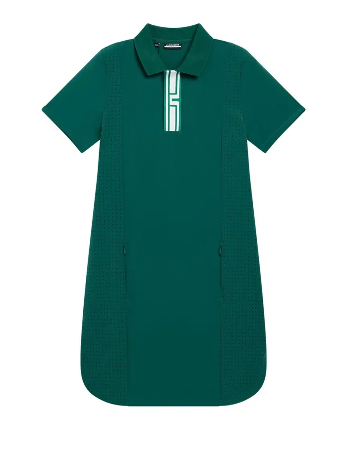 Women Denise Dress Rain Forest JLindeberg Dresses Women Denise Dress Rain Forest JLindeberg Dresses