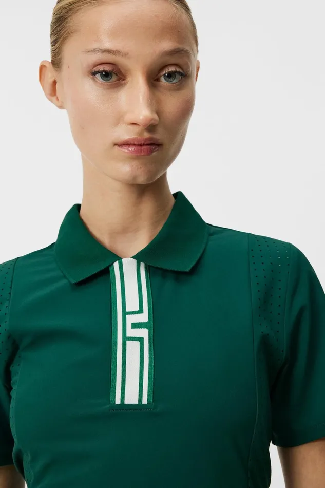 Women Denise Dress Rain Forest JLindeberg Dresses Women Denise Dress Rain Forest JLindeberg Dresses