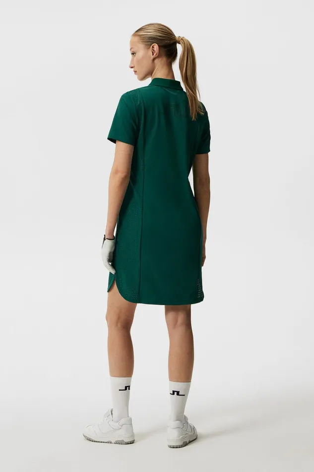 Women Denise Dress Rain Forest JLindeberg Dresses Women Denise Dress Rain Forest JLindeberg Dresses