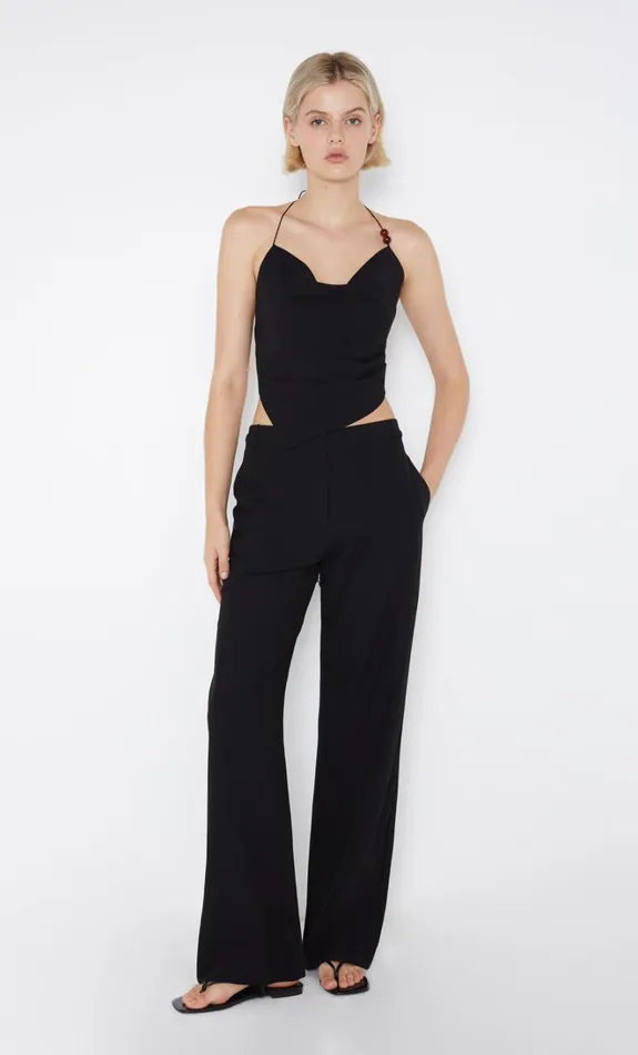 Women DESIREE HALTER TOP 8211 BLACK Bec Bridge Sleeveless