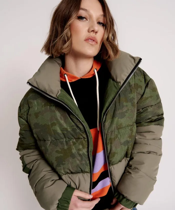 Women DIRTEE LOVE CAMO PUFFA JACKET One Teaspoon Jackets Women DIRTEE LOVE CAMO PUFFA JACKET One Teaspoon Jackets
