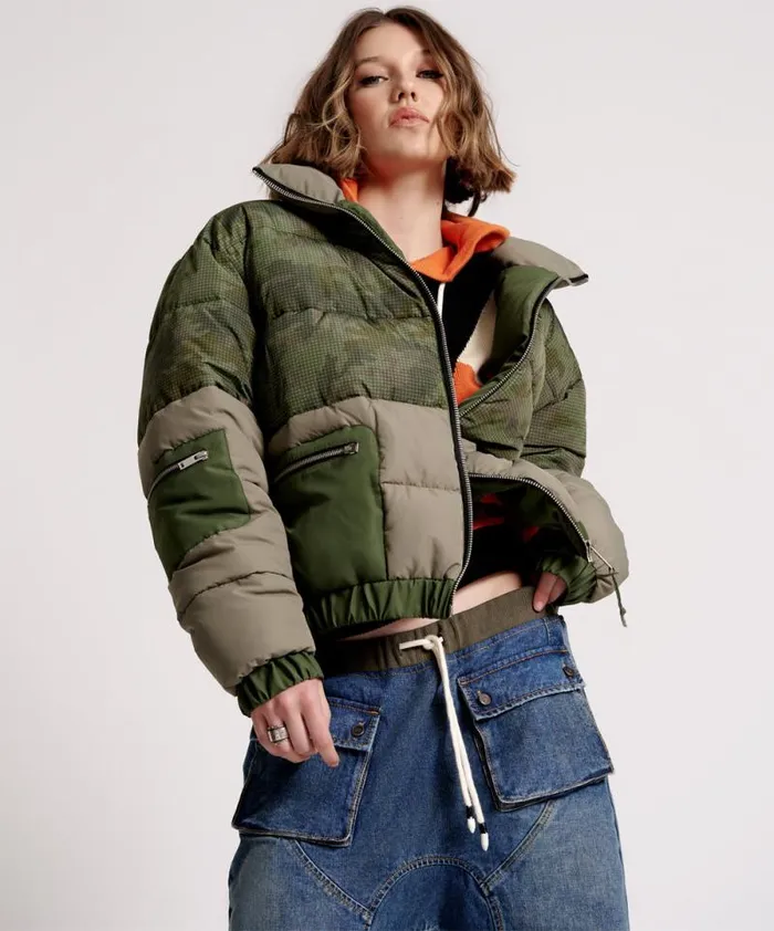 Women DIRTEE LOVE CAMO PUFFA JACKET One Teaspoon Jackets Women DIRTEE LOVE CAMO PUFFA JACKET One Teaspoon Jackets