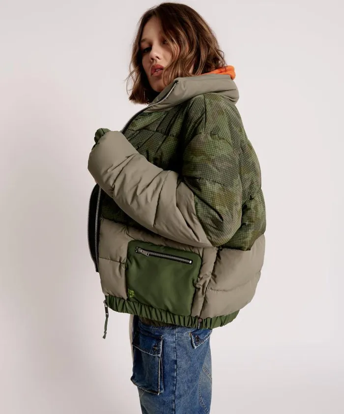Women DIRTEE LOVE CAMO PUFFA JACKET One Teaspoon Jackets Women DIRTEE LOVE CAMO PUFFA JACKET One Teaspoon Jackets