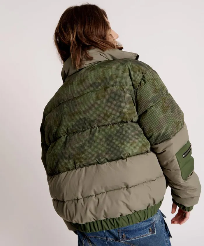 Women DIRTEE LOVE CAMO PUFFA JACKET One Teaspoon Jackets Women DIRTEE LOVE CAMO PUFFA JACKET One Teaspoon Jackets