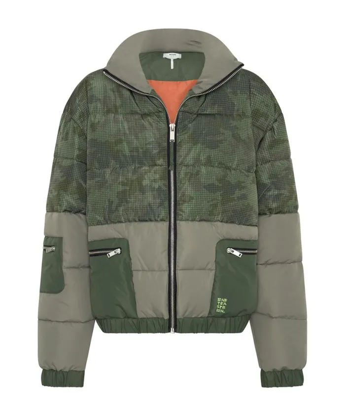 Women DIRTEE LOVE CAMO PUFFA JACKET One Teaspoon Jackets Women DIRTEE LOVE CAMO PUFFA JACKET One Teaspoon Jackets