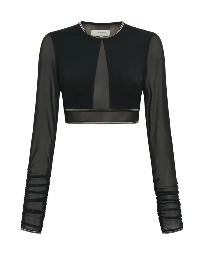 Women DOMINATOR MESH LONGSLEEVE TOP One Teaspoon Tops Women DOMINATOR MESH LONGSLEEVE TOP One Teaspoon Tops