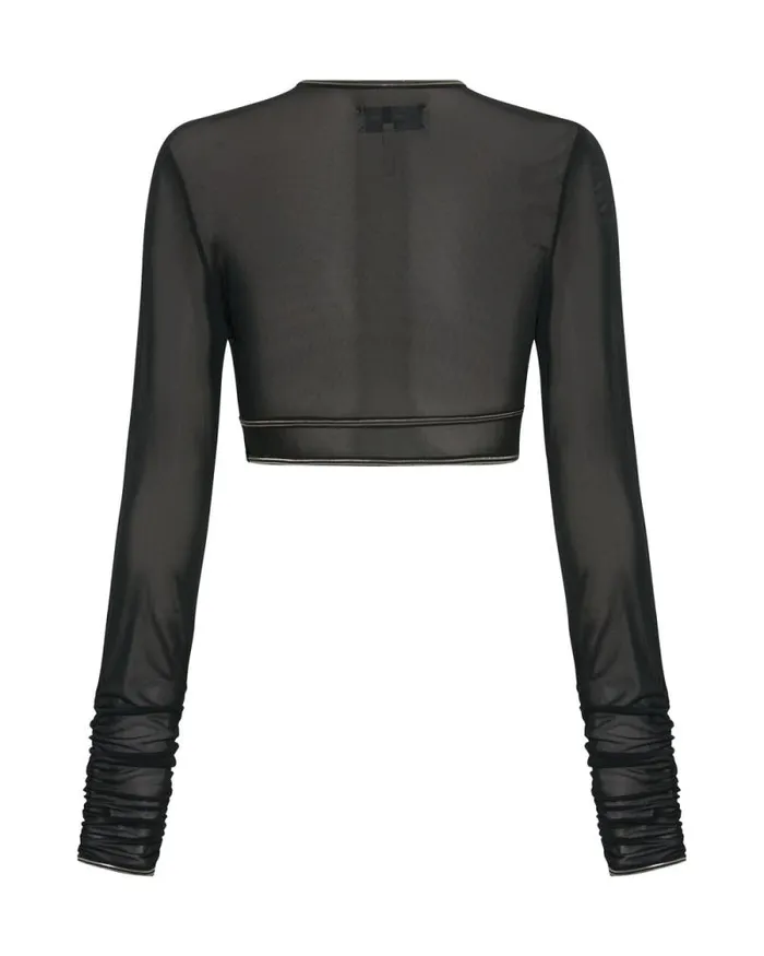 Women DOMINATOR MESH LONGSLEEVE TOP One Teaspoon Tops Women DOMINATOR MESH LONGSLEEVE TOP One Teaspoon Tops