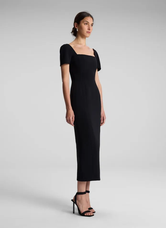 Women Dresses ALC Elvie Midi Dress Black