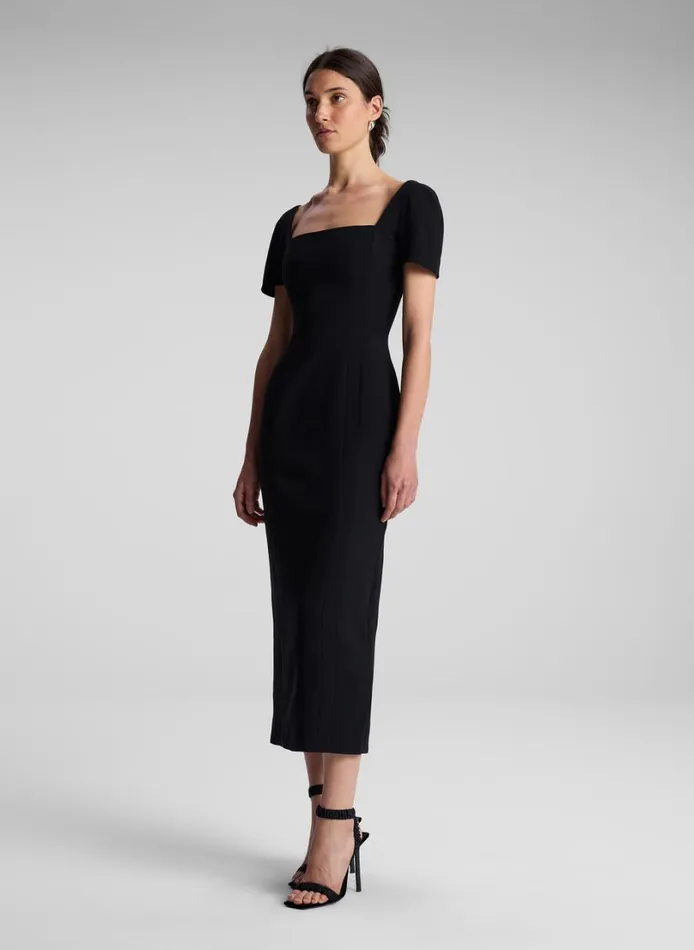 Women Dresses ALC Elvie Midi Dress Black