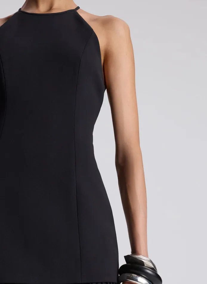 Women Dresses ALC Lana Pleated Maxi Dress Black