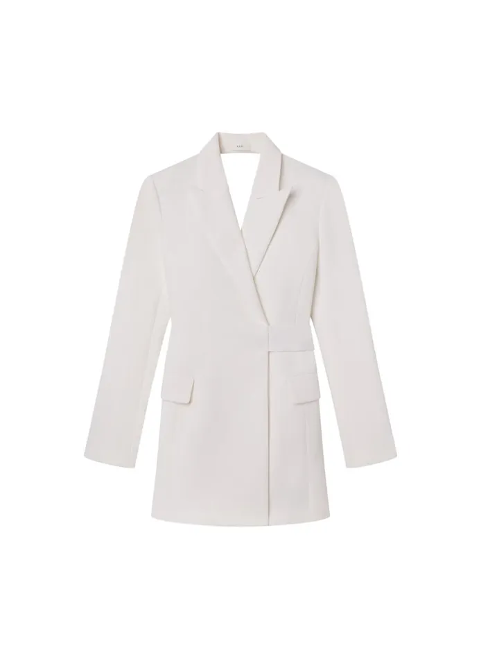 Women Dresses ALC Mara Open Back Blazer Dress Pearl