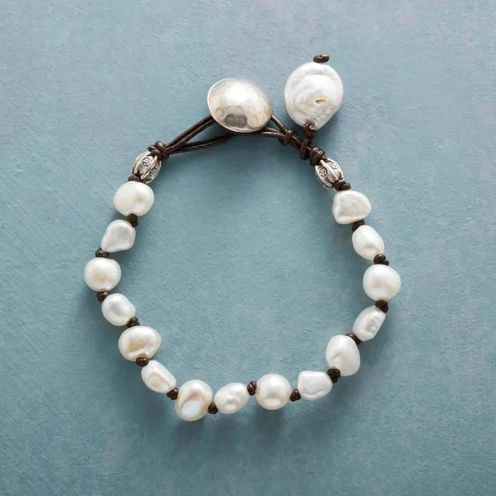 Women Easygoing Pearl Bracelet Sundance Catalog Bracelets
