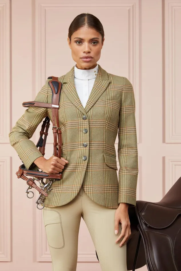 WomenEquestrian In Stock Tailoring Holland Cooper Tweed Riding Jacket Leveret