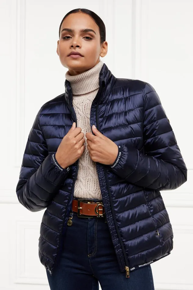 WomenEquestrian Jackets Holland Cooper Hawling Packable Jacket Ink Navy WomenEquestrian Jackets Holland Cooper Hawling Packable Jacket Ink Navy