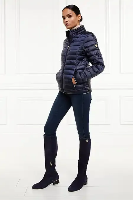 WomenEquestrian Jackets Holland Cooper Hawling Packable Jacket Ink Navy WomenEquestrian Jackets Holland Cooper Hawling Packable Jacket Ink Navy