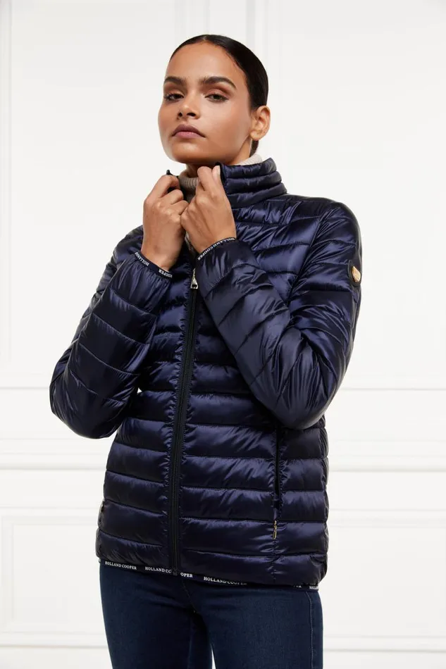WomenEquestrian Jackets Holland Cooper Hawling Packable Jacket Ink Navy WomenEquestrian Jackets Holland Cooper Hawling Packable Jacket Ink Navy