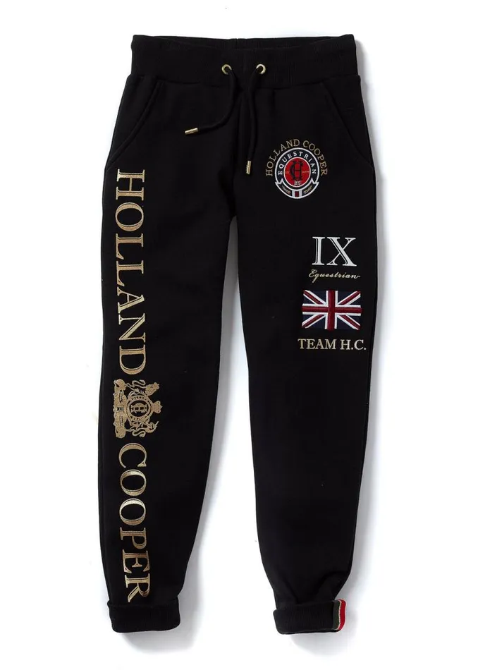 WomenEquestrian Joggers Holland Cooper Team Jogger Black