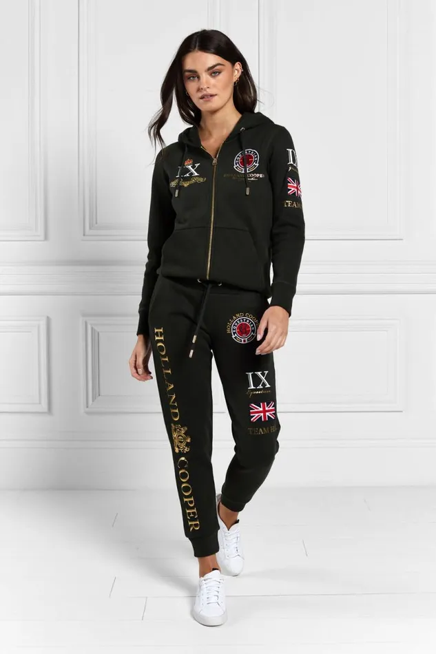 WomenEquestrian Joggers Holland Cooper Team Jogger Racing Green WomenEquestrian Joggers Holland Cooper Team Jogger Racing Green