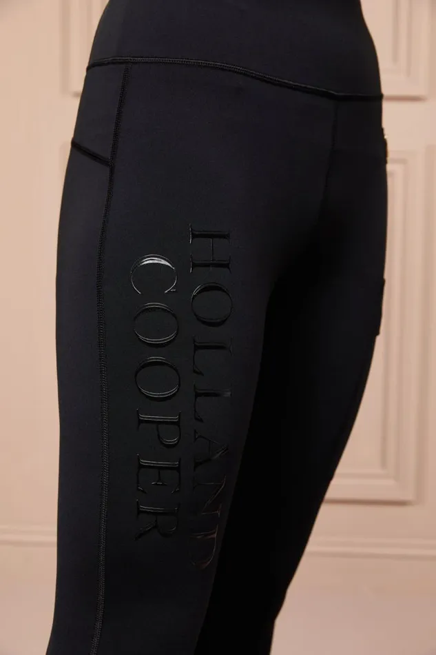 WomenEquestrian Leggings Holland Cooper Elite Legging Black WomenEquestrian Leggings Holland Cooper Elite Legging Black