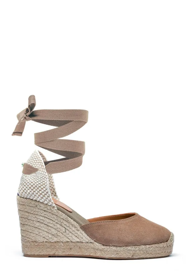 Women Espadrilles Holland Cooper Seville Wedge Sandal Taupe Women Espadrilles Holland Cooper Seville Wedge Sandal Taupe