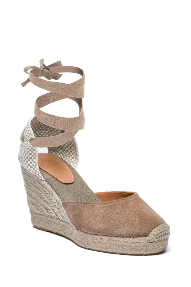 Women Espadrilles Holland Cooper Seville Wedge Sandal Taupe Women Espadrilles Holland Cooper Seville Wedge Sandal Taupe