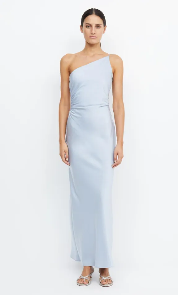 Women ETERNITY ASYM MAXI DRESS 8211 DUSTY BLUE Bec Bridge Prom Dresses