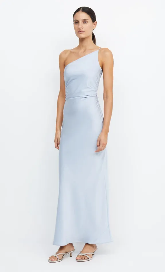 Women ETERNITY ASYM MAXI DRESS 8211 DUSTY BLUE Bec Bridge Prom Dresses