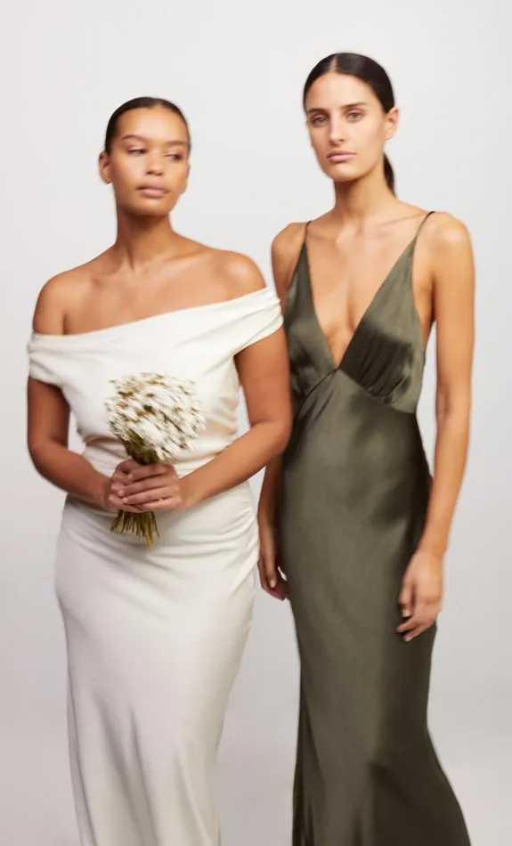 Women ETERNITY OFF SHOULDER MAXI 8211 CREAM Bec Bridge Maxi Dresses
