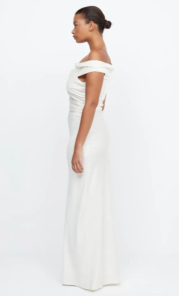 Women ETERNITY OFF SHOULDER MAXI 8211 CREAM Bec Bridge Maxi Dresses