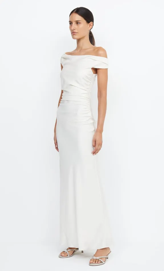 Women ETERNITY OFF SHOULDER MAXI 8211 CREAM Bec Bridge Maxi Dresses