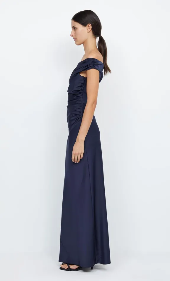 Women ETERNITY OFF SHOULDER MAXI 8211 INK Bec Bridge Prom Dresses